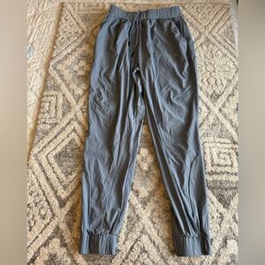 YoungLA 237 Nylon Training Joggers (Flint Stone Grey / Small)